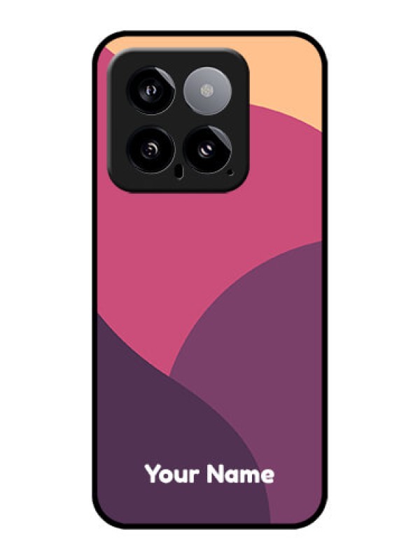 Custom Xiaomi 14 5G Custom Glass Phone Case - Mixed Multi - Colour Abstract Art Design