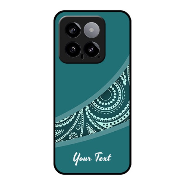 Xiaomi 14 5G Custom Glass Phone Case - Semi Visible Floral Design Xiaomi 14 5G Custom Glass Phone Case - Semi Visible Floral Design