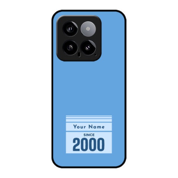 Xiaomi 14 5G Custom Glass Phone Case - Custom Year Of Birth Design