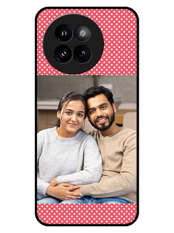 Custom Xiaomi 14 Civi Custom Glass Phone Case - White Dotted Design