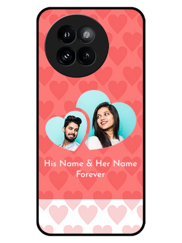 Custom Xiaomi 14 Civi Custom Glass Phone Case - Couple Pic Upload Design