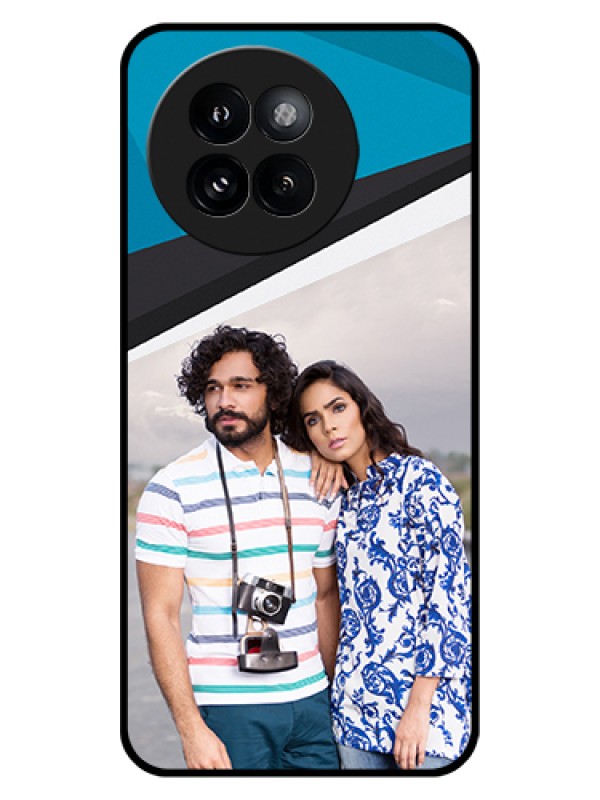 Custom Xiaomi 14 Civi Custom Glass Phone Case - Simple Pattern Photo Upload Design