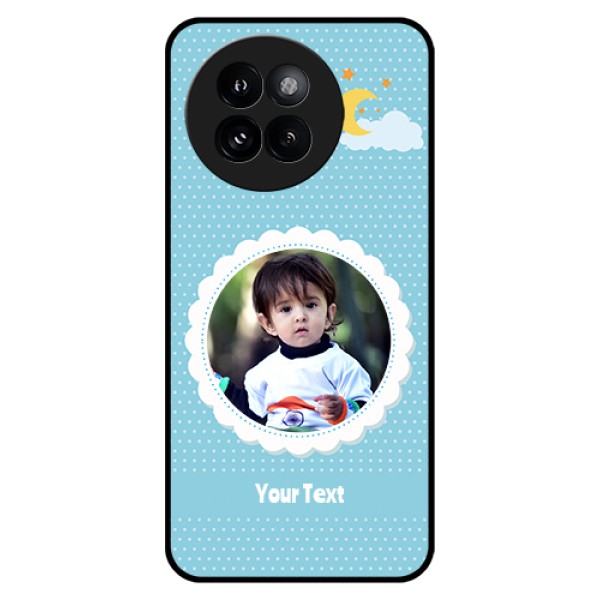 Xiaomi 14 Civi Custom Glass Phone Case - Violet Pattern Design