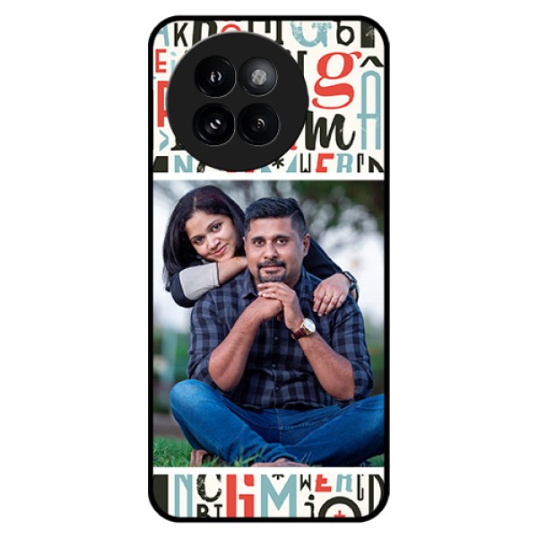 Xiaomi 14 Civi Custom Glass Phone Case - Alphabet Design