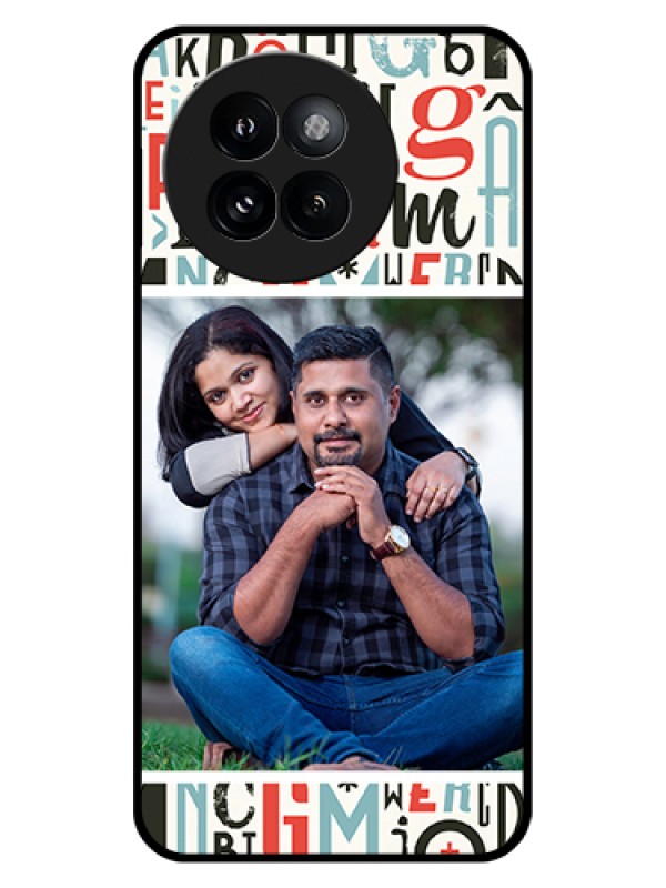 Custom Xiaomi 14 Civi Custom Glass Phone Case - Alphabet Design