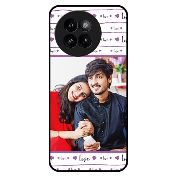 Xiaomi 14 Civi Custom Glass Phone Case - Couples Heart Design