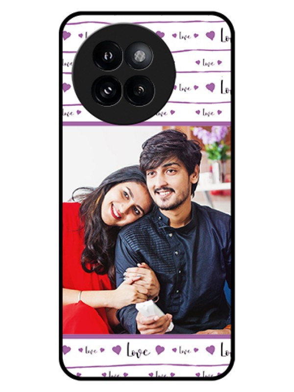 Custom Xiaomi 14 Civi Custom Glass Phone Case - Couples Heart Design