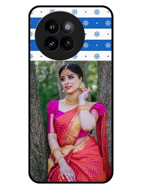 Custom Xiaomi 14 Civi Custom Glass Phone Case - Snow Pattern Design