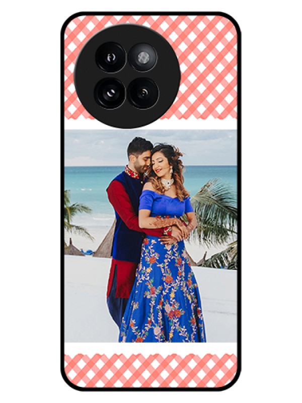 Custom Xiaomi 14 Civi Custom Glass Phone Case - Pink Pattern Design