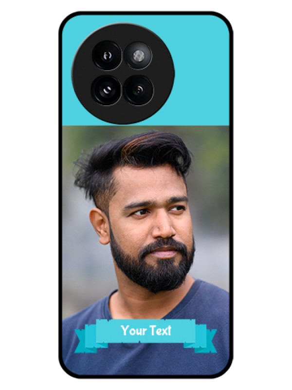 Custom Xiaomi 14 Civi Custom Glass Phone Case - Blue Color Design