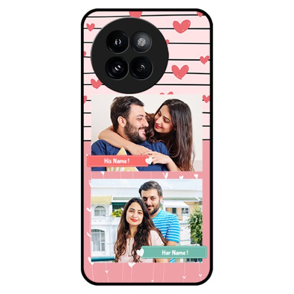 Xiaomi 14 Civi Custom Glass Phone Case - Photo With Heart Design