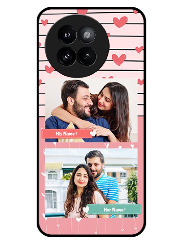Custom Xiaomi 14 Civi Custom Glass Phone Case - Photo With Heart Design