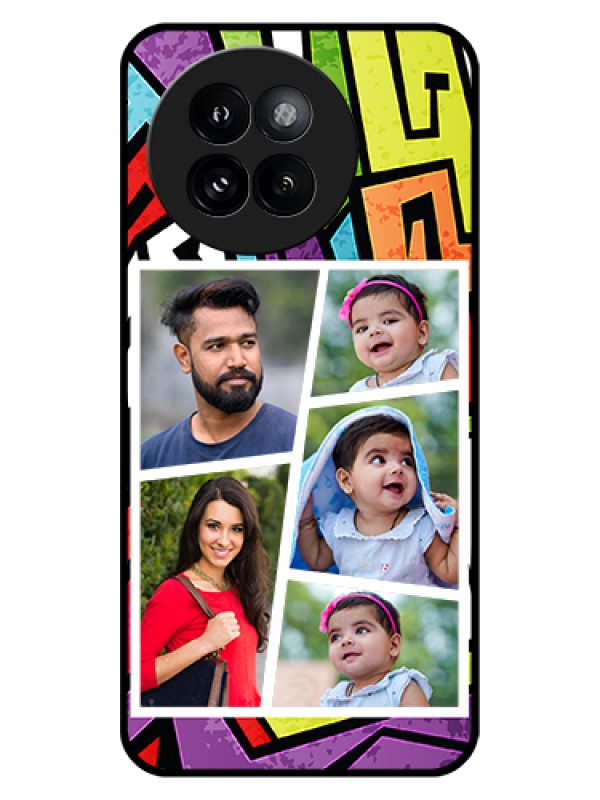 Custom Xiaomi 14 Civi Custom Glass Phone Case - Graffiti Pattern Design