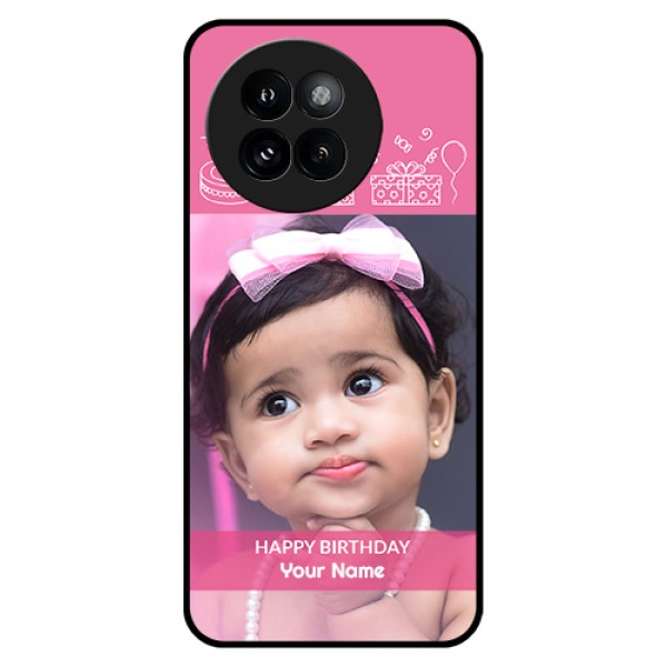 Xiaomi 14 Civi Custom Glass Phone Case - With Birthday Line Art Design Xiaomi 14 Civi Custom Glass Phone Case - With Birthday Line Art Design