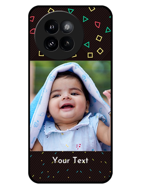 Custom Xiaomi 14 Civi Custom Glass Phone Case - With Confetti Birthday Design