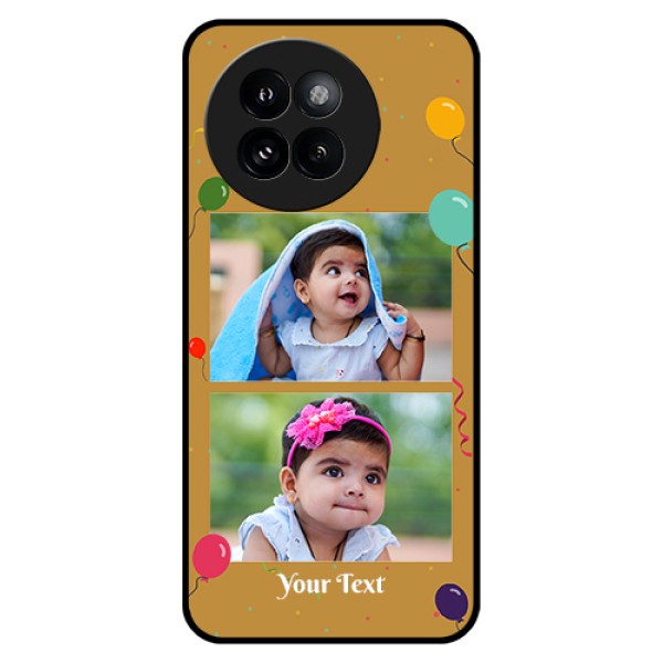Xiaomi 14 Civi Custom Glass Phone Case - Image Holder With Birthday Celebrations Design