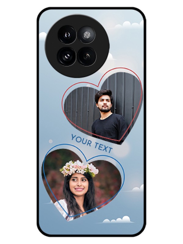 Custom Xiaomi 14 Civi Custom Glass Phone Case - Blue Color Couple Design