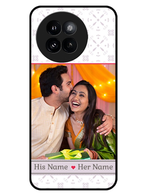 Custom Xiaomi 14 Civi Custom Glass Phone Case - With Photo And Ethnic Design