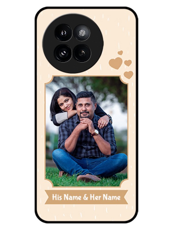 Custom Xiaomi 14 Civi Custom Glass Phone Case - With Confetti Love Design