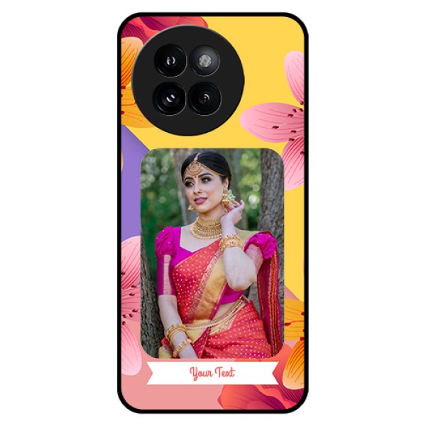 Xiaomi 14 Civi Custom Glass Phone Case - 3 Image With Vintage Floral Design Xiaomi 14 Civi Custom Glass Phone Case - 3 Image With Vintage Floral Design