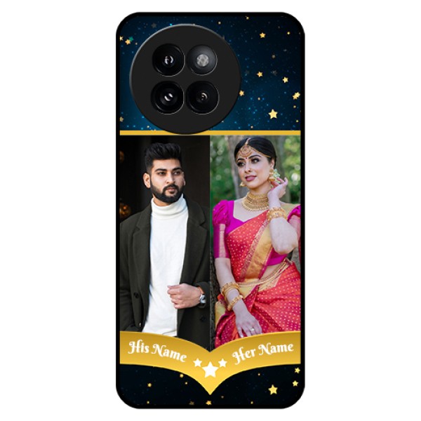 Xiaomi 14 Civi Custom Glass Phone Case - Galaxy Stars Backdrop Design