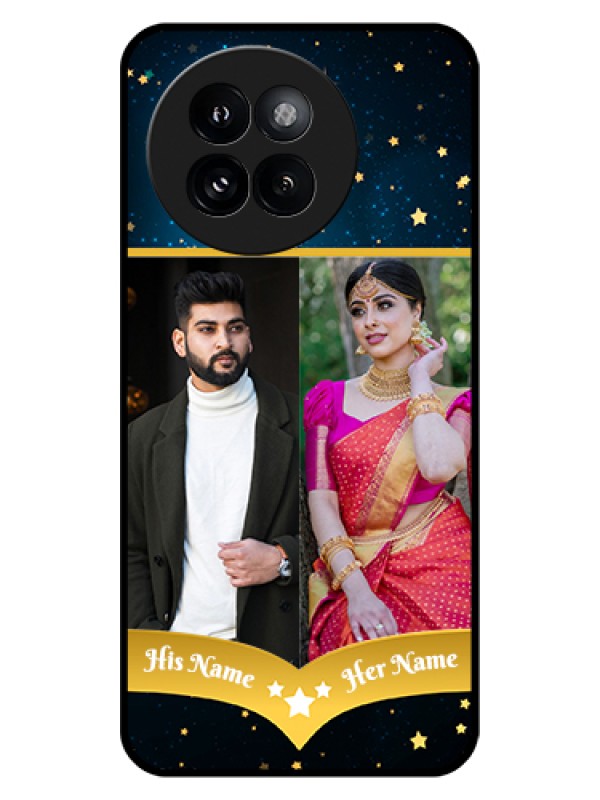 Custom Xiaomi 14 Civi Custom Glass Phone Case - Galaxy Stars Backdrop Design