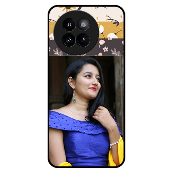 Xiaomi 14 Civi Custom Glass Phone Case - Stylish Floral Design Xiaomi 14 Civi Custom Glass Phone Case - Stylish Floral Design