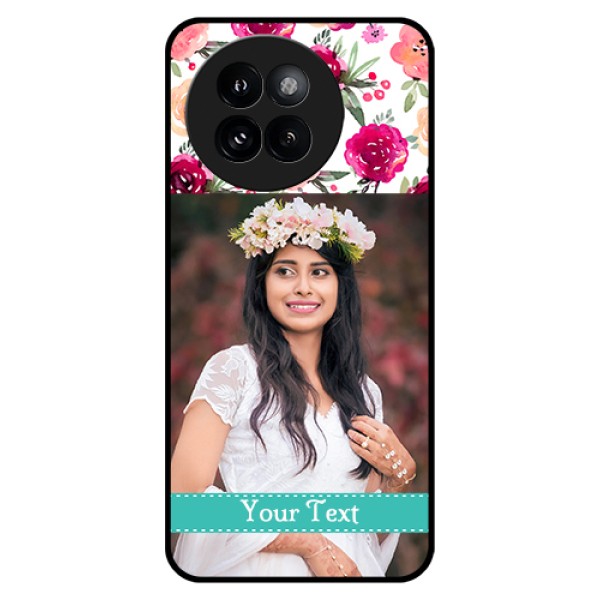 Xiaomi 14 Civi Custom Glass Phone Case - Water Colors Floral Design Xiaomi 14 Civi Custom Glass Phone Case - Water Colors Floral Design