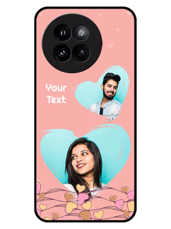 Custom Xiaomi 14 Civi Custom Glass Phone Case - Love Doodle Design