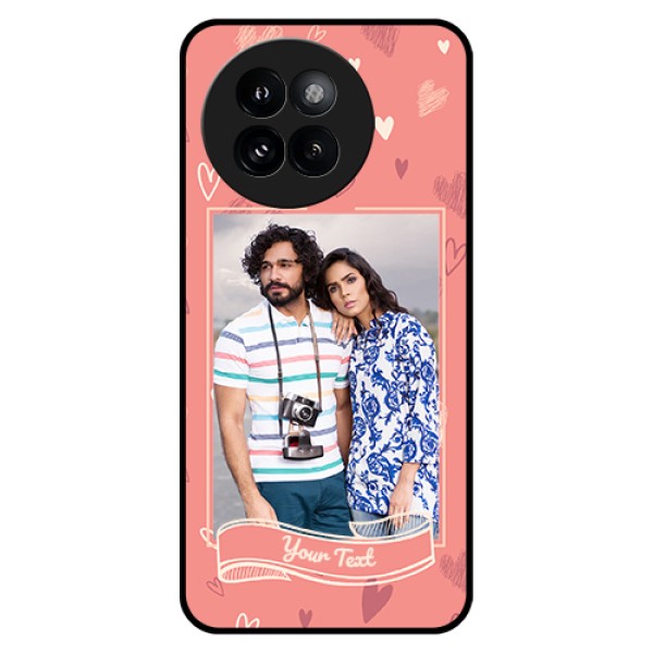 Xiaomi 14 Civi Custom Glass Phone Case - Love Doodle Art Design Xiaomi 14 Civi Custom Glass Phone Case - Love Doodle Art Design