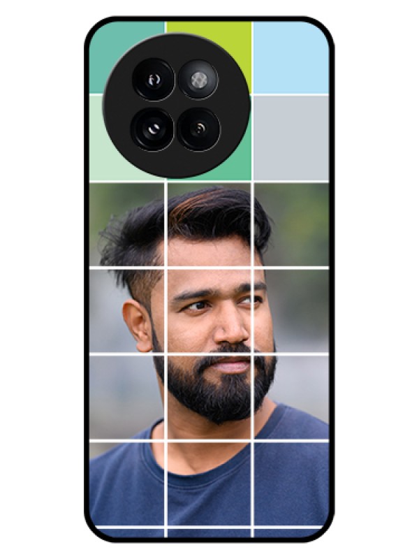 Custom Xiaomi 14 Civi Custom Glass Phone Case - With White Box Pattern