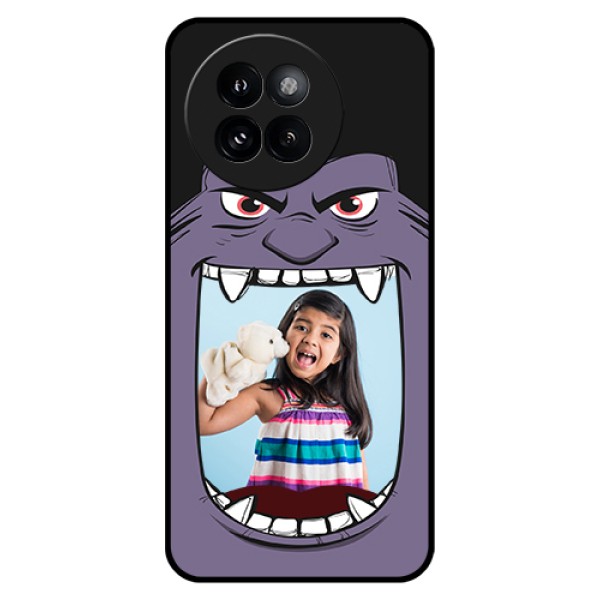 Xiaomi 14 Civi Custom Glass Phone Case - Angry Monster Design Xiaomi 14 Civi Custom Glass Phone Case - Angry Monster Design