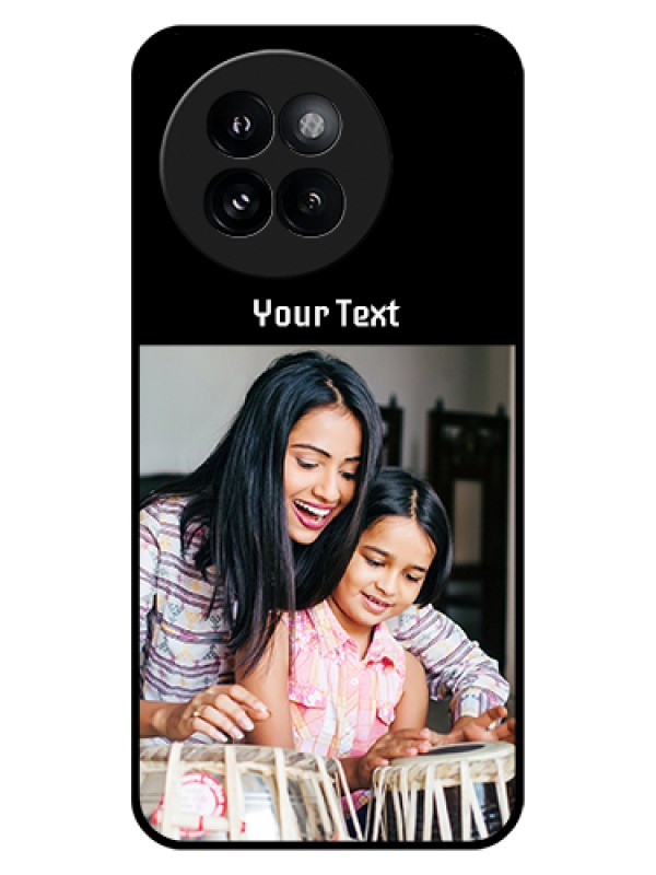 Custom Xiaomi 14 Civi Custom Glass Phone Case - Photo With Name Design