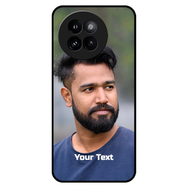 Xiaomi 14 Civi Custom Glass Phone Case - Photo With Text Design Xiaomi 14 Civi Custom Glass Phone Case - Photo With Text Design