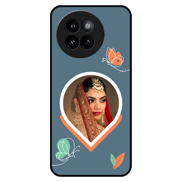 Xiaomi 14 Civi Custom Glass Phone Case - Droplet Butterflies Design Xiaomi 14 Civi Custom Glass Phone Case - Droplet Butterflies Design