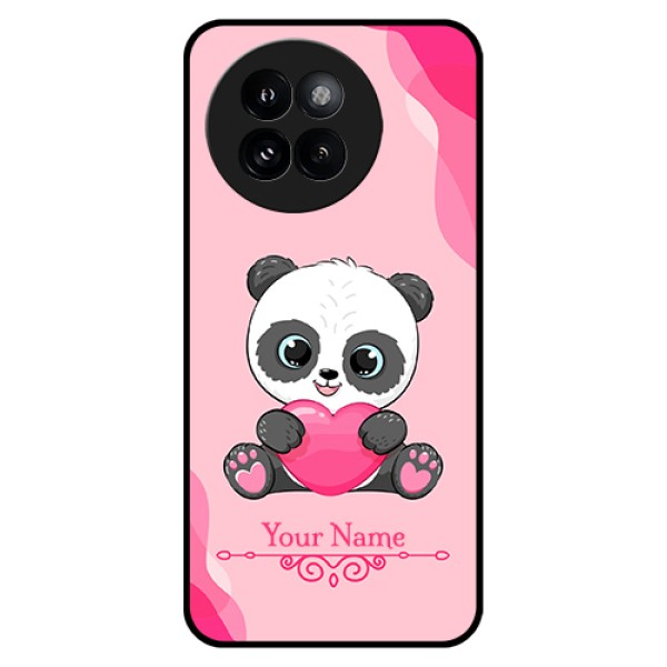 Xiaomi 14 Civi Custom Glass Phone Case - Cute Panda Design Xiaomi 14 Civi Custom Glass Phone Case - Cute Panda Design