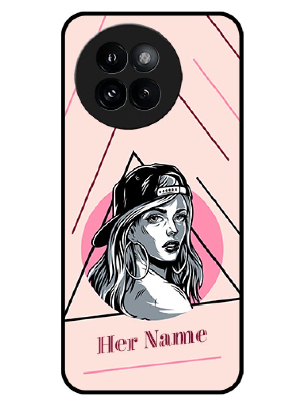 Custom Xiaomi 14 Civi Custom Glass Phone Case - Rockstar Girl Design