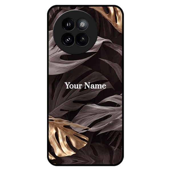 Xiaomi 14 Civi Custom Glass Phone Case - Wild Leaves Digital Paint Design Xiaomi 14 Civi Custom Glass Phone Case - Wild Leaves Digital Paint Design
