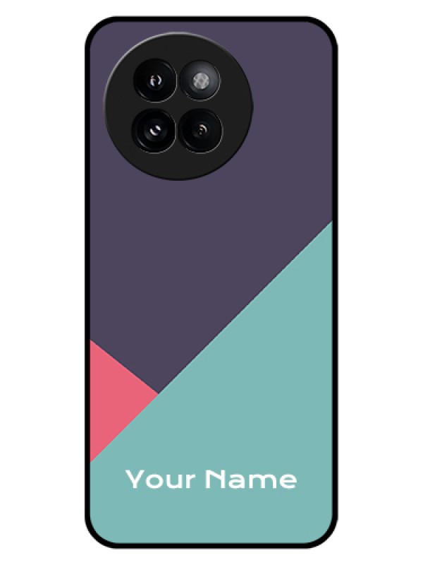 Custom Xiaomi 14 Civi Custom Glass Phone Case - Tri Color Abstract Design