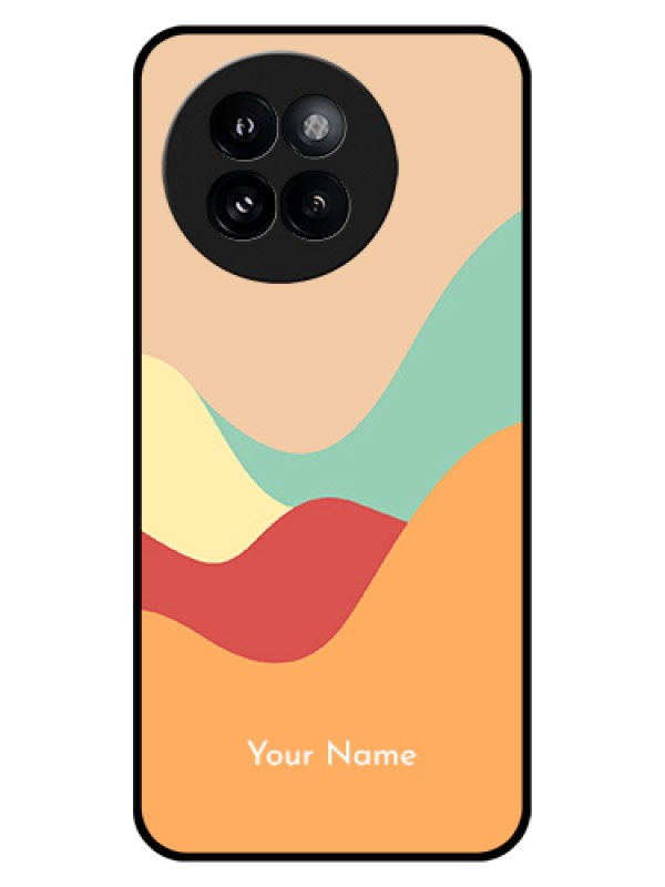 Custom Xiaomi 14 Civi Custom Glass Phone Case - Ocean Waves Multi - Colour Design