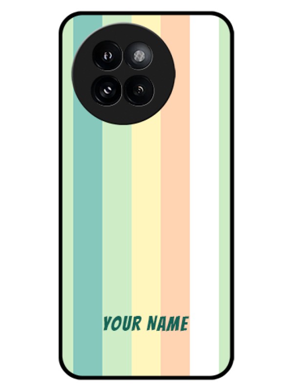 Custom Xiaomi 14 Civi Custom Glass Phone Case - Multi - Colour Stripes Design