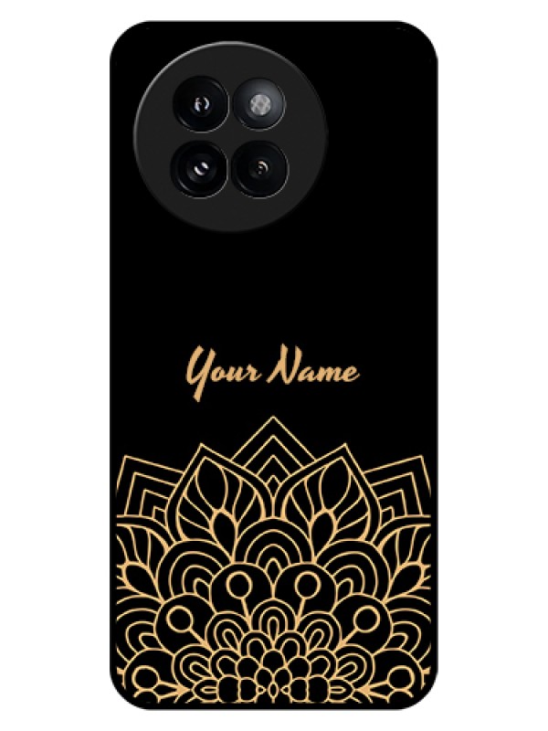 Custom Xiaomi 14 Civi Custom Glass Phone Case - Golden Mandala Design