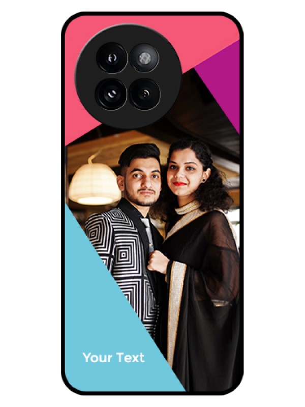 Custom Xiaomi 14 Civi Custom Glass Phone Case - Stacked Triple Colour Design