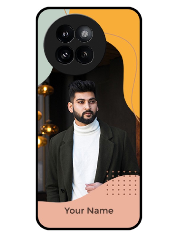 Custom Xiaomi 14 Civi Custom Glass Phone Case - Tri - Coloured Overlay Design