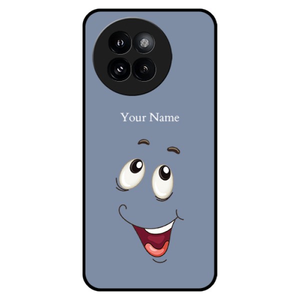 Xiaomi 14 Civi Custom Glass Phone Case - Laughing Cartoon Face Design