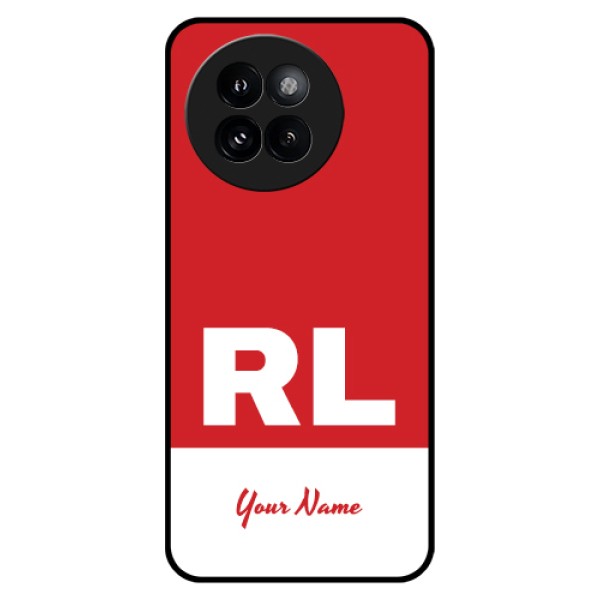 Xiaomi 14 Civi Custom Glass Phone Case - Dual Tone Custom Text Design