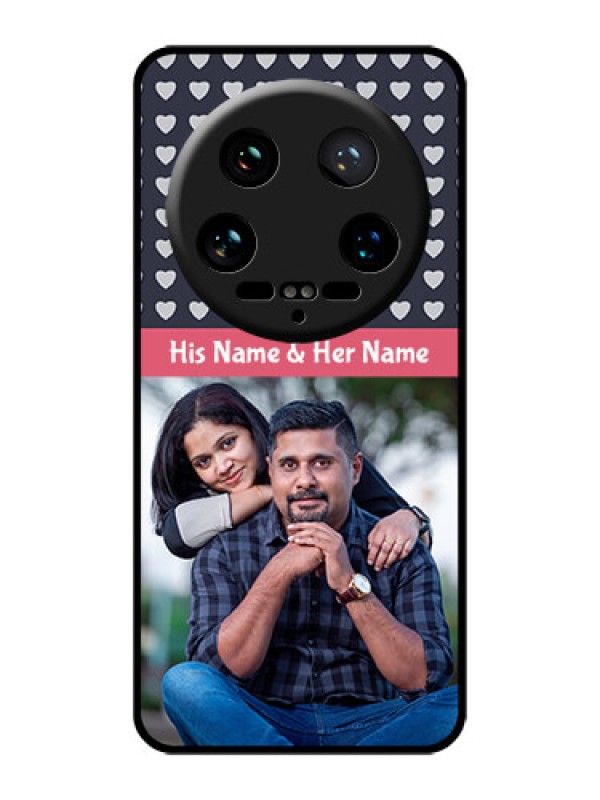 Custom Xiaomi 14 Ultra Custom Glass Phone Case - Love Symbols Design
