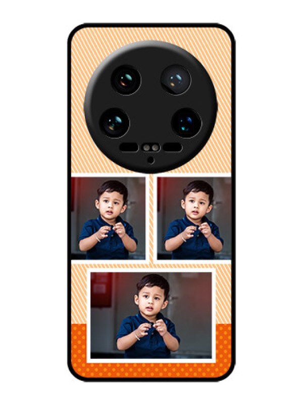 Custom Xiaomi 14 Ultra Custom Glass Phone Case - Bulk Photos Upload Design