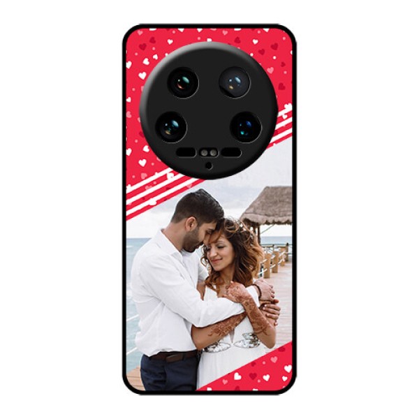 Xiaomi 14 Ultra Custom Glass Phone Case - Valentines Gift Design