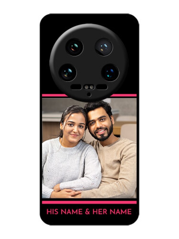 Custom Xiaomi 14 Ultra Custom Glass Phone Case - With Add Text Design